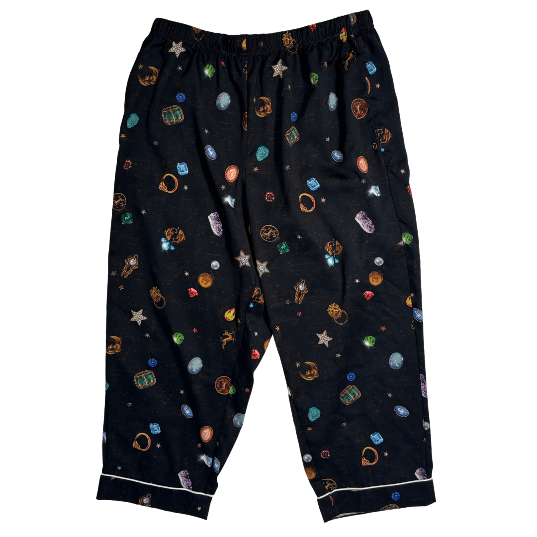 Fabletics Zodiac and Gemstone Print Cropped Pajama Pants