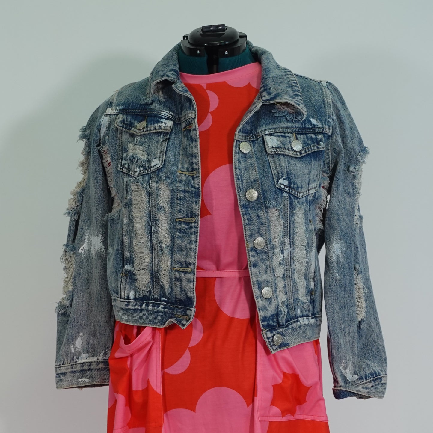 Destructed Denim Jacket