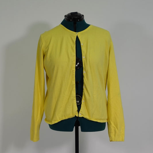 Lilly Pulitzer Yellow Button Front Cardigan