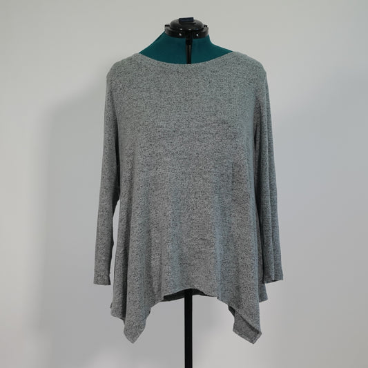 Green Marled Knit Long Sleeve Top