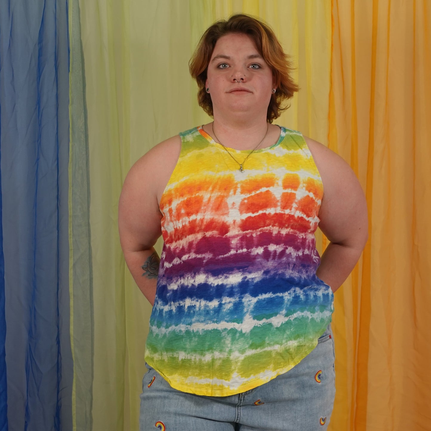 Rainbow Tie Dye Tank