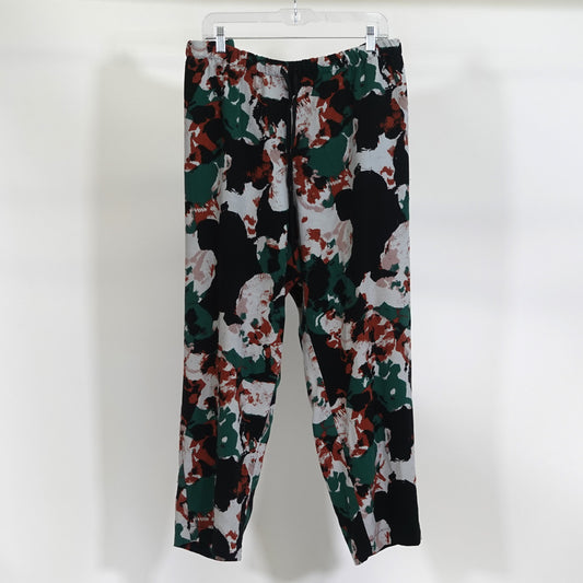 Abstract Print Pull-On Pants