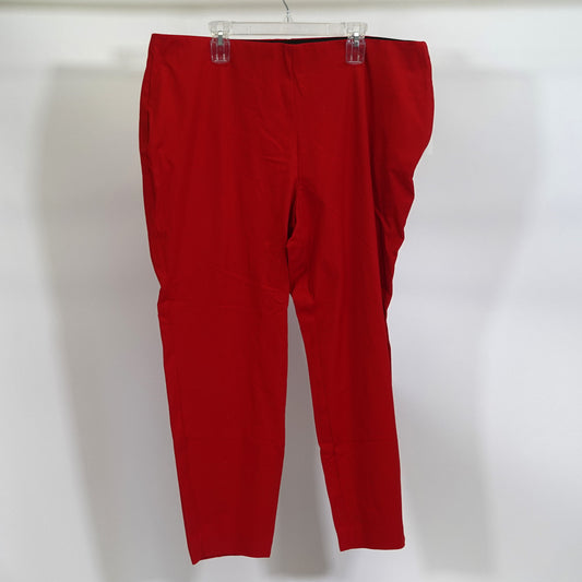 Red Ponte Pants NWT