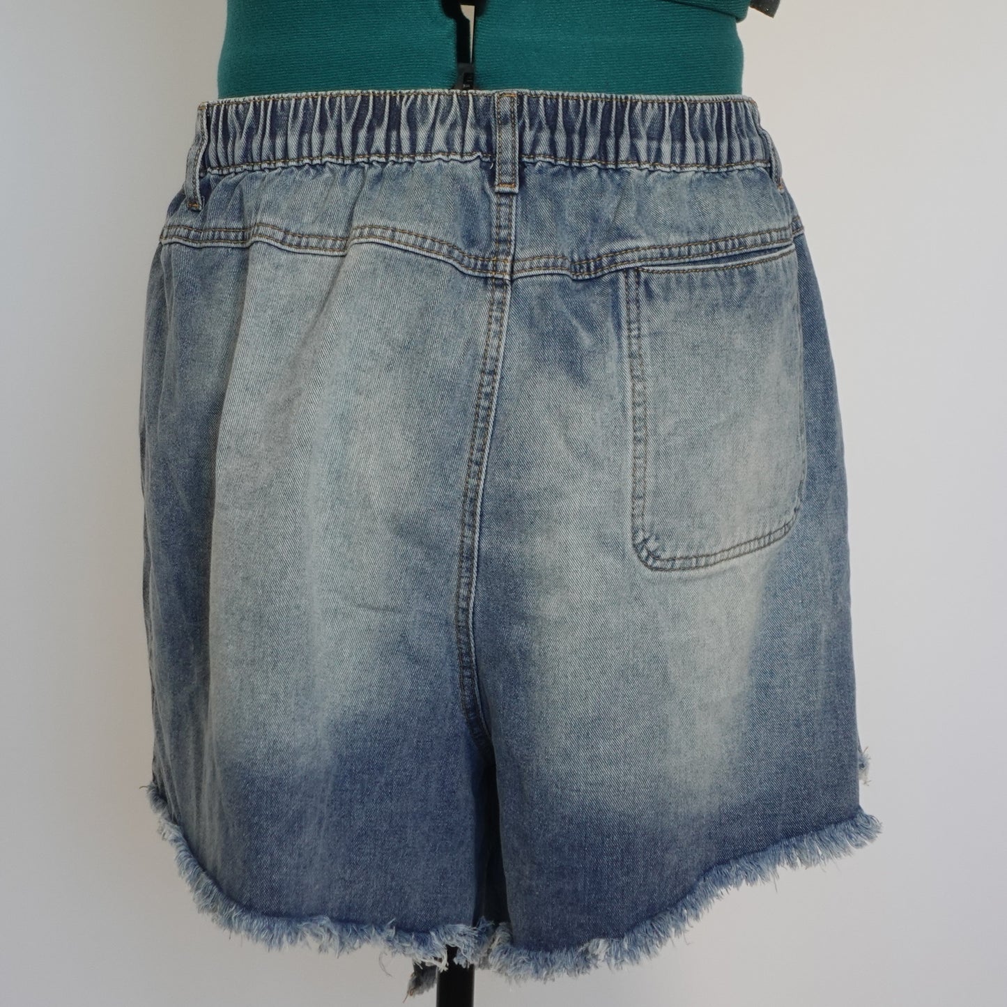 Denim Wrap Skort