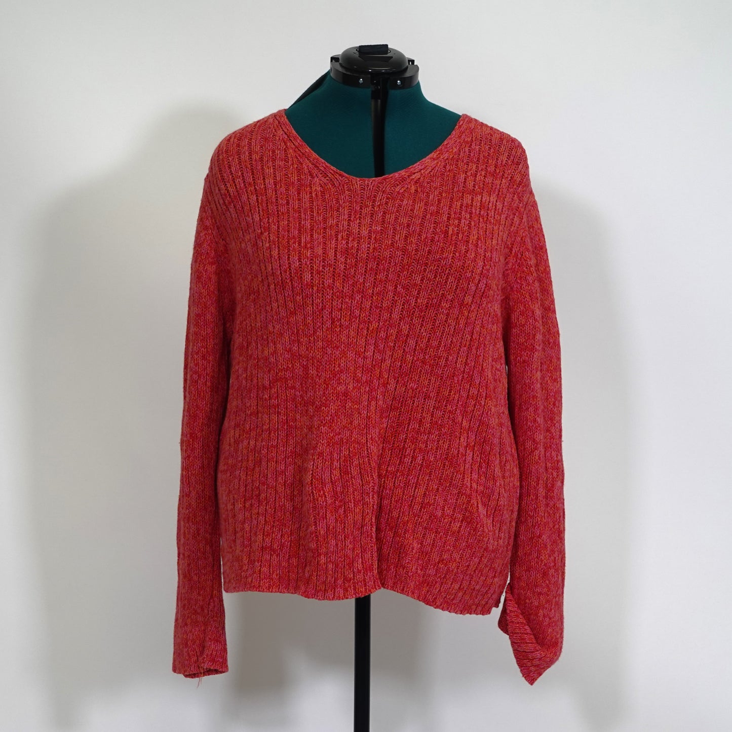 Pink and Orange Knit Sweater