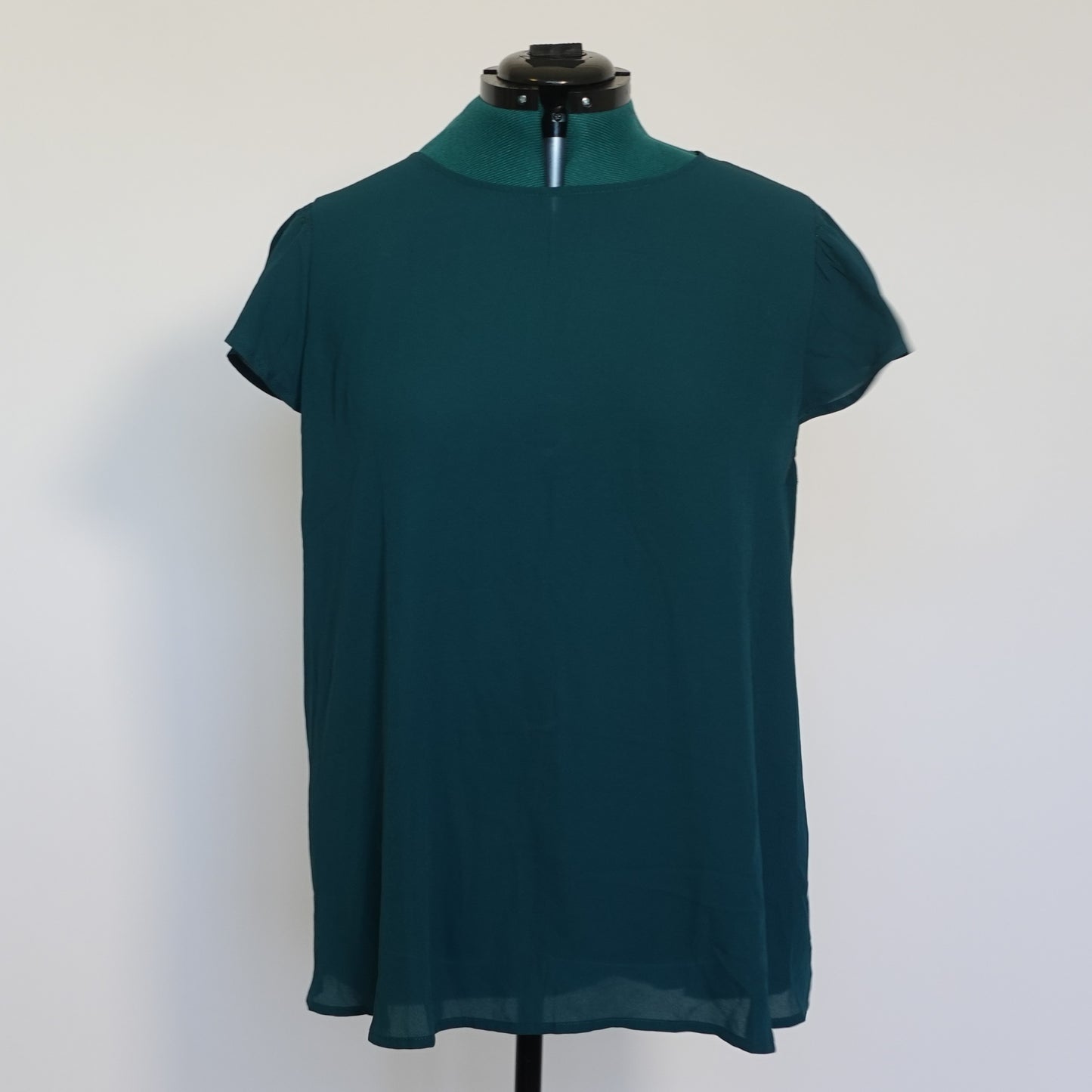 Green Flutter Sleeve Top