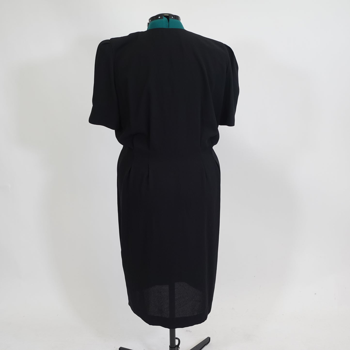 Vintage Black Button Front Dress