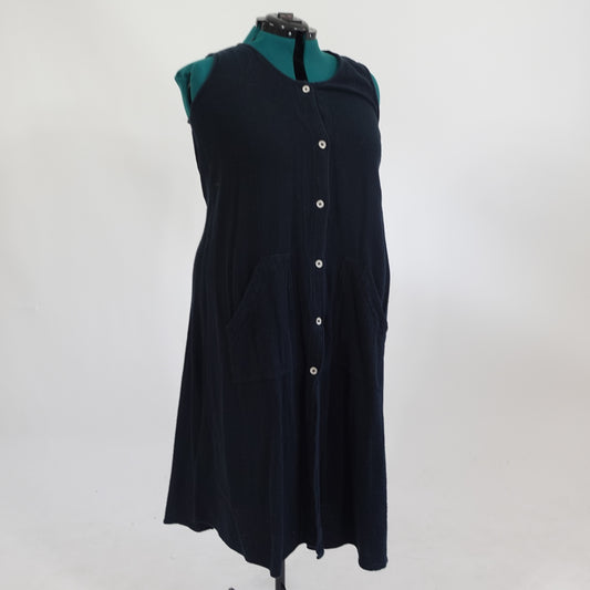 Vintage Black Button Up Dress