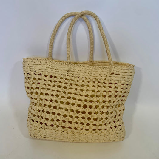 Woven Straw Tote Bag