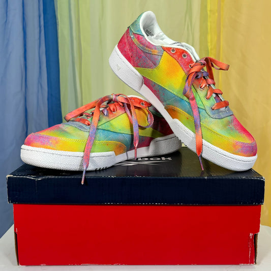 Reebok Club C 85 Pride Multi Colored Sneakers (10.5 Women / 9 Men)