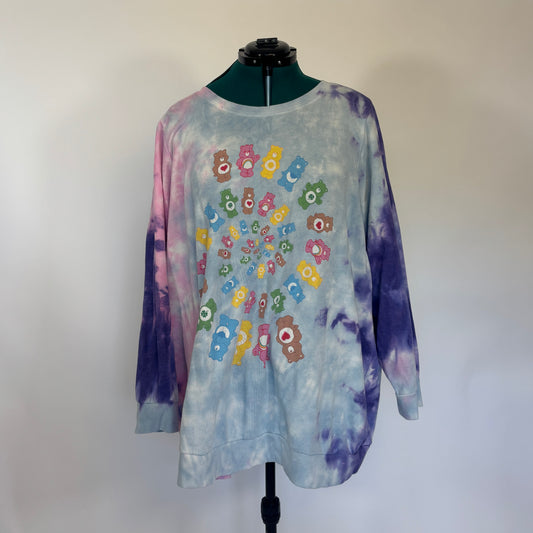 Carebears x Hot Topic Lightweight Tie Dye Sweatshirt