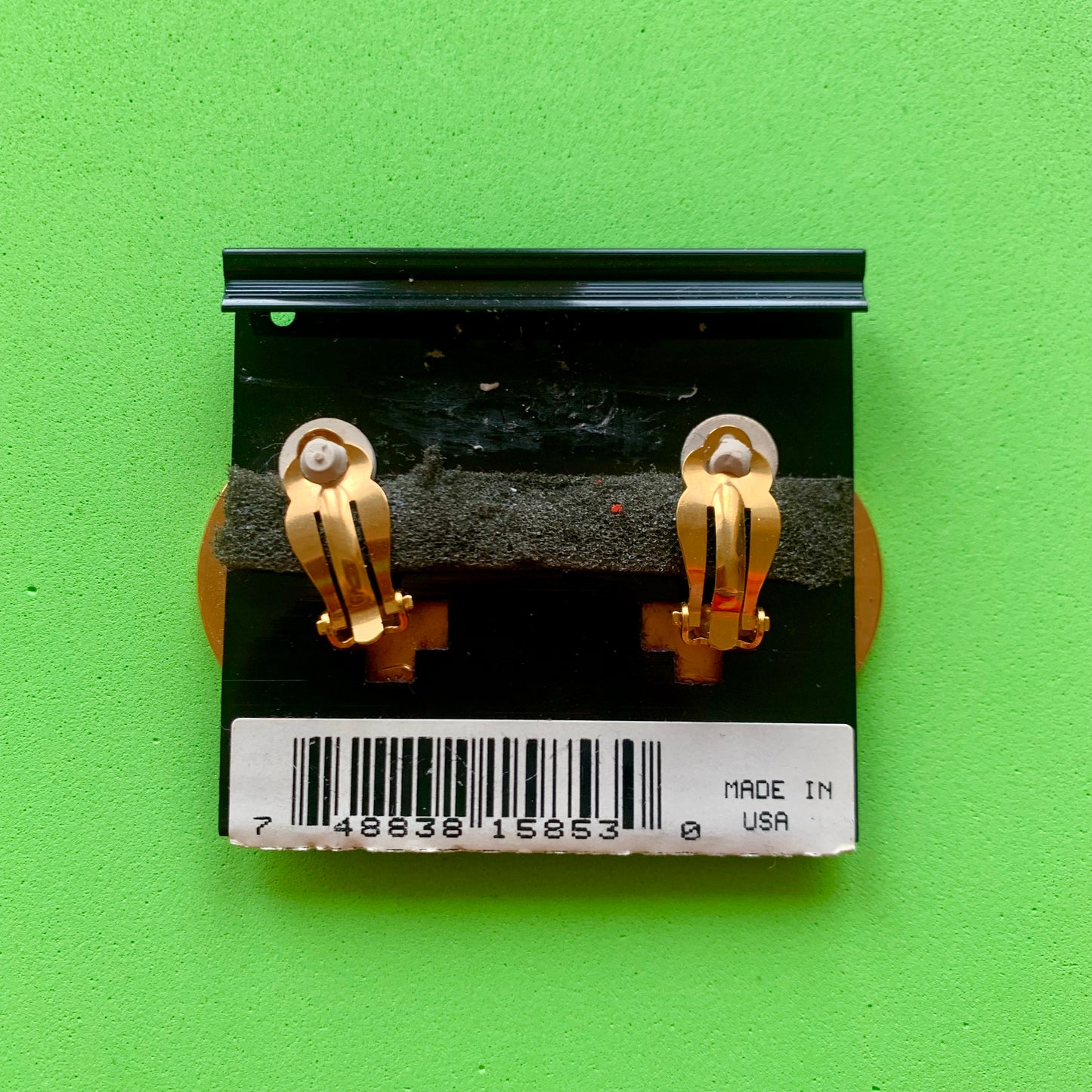 Vintage Deadstock Anne Klein Gold Lion Clip-On Earrings
