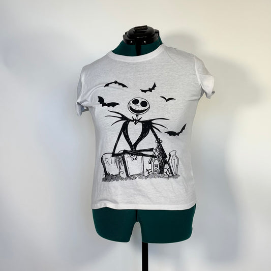 Nightmare Before Christmas White Baby Tee
