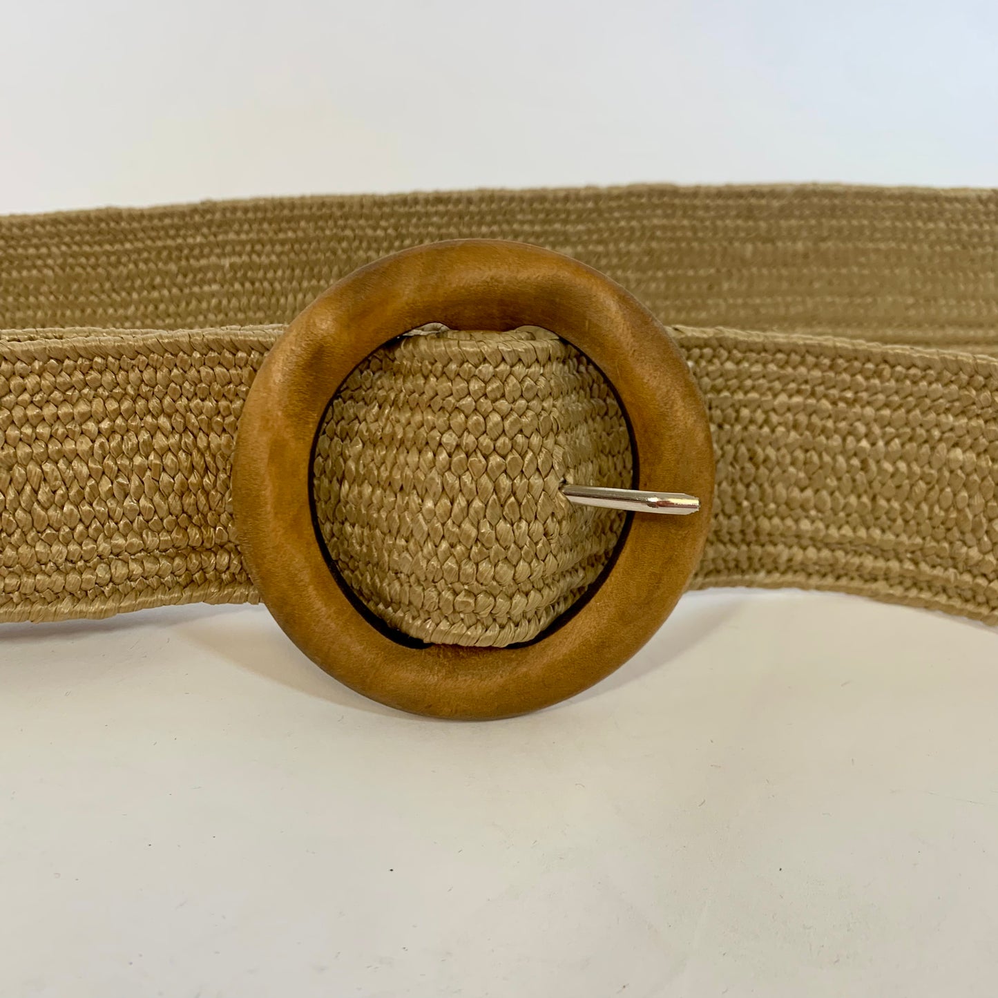 Vintage Tan Woven Belt