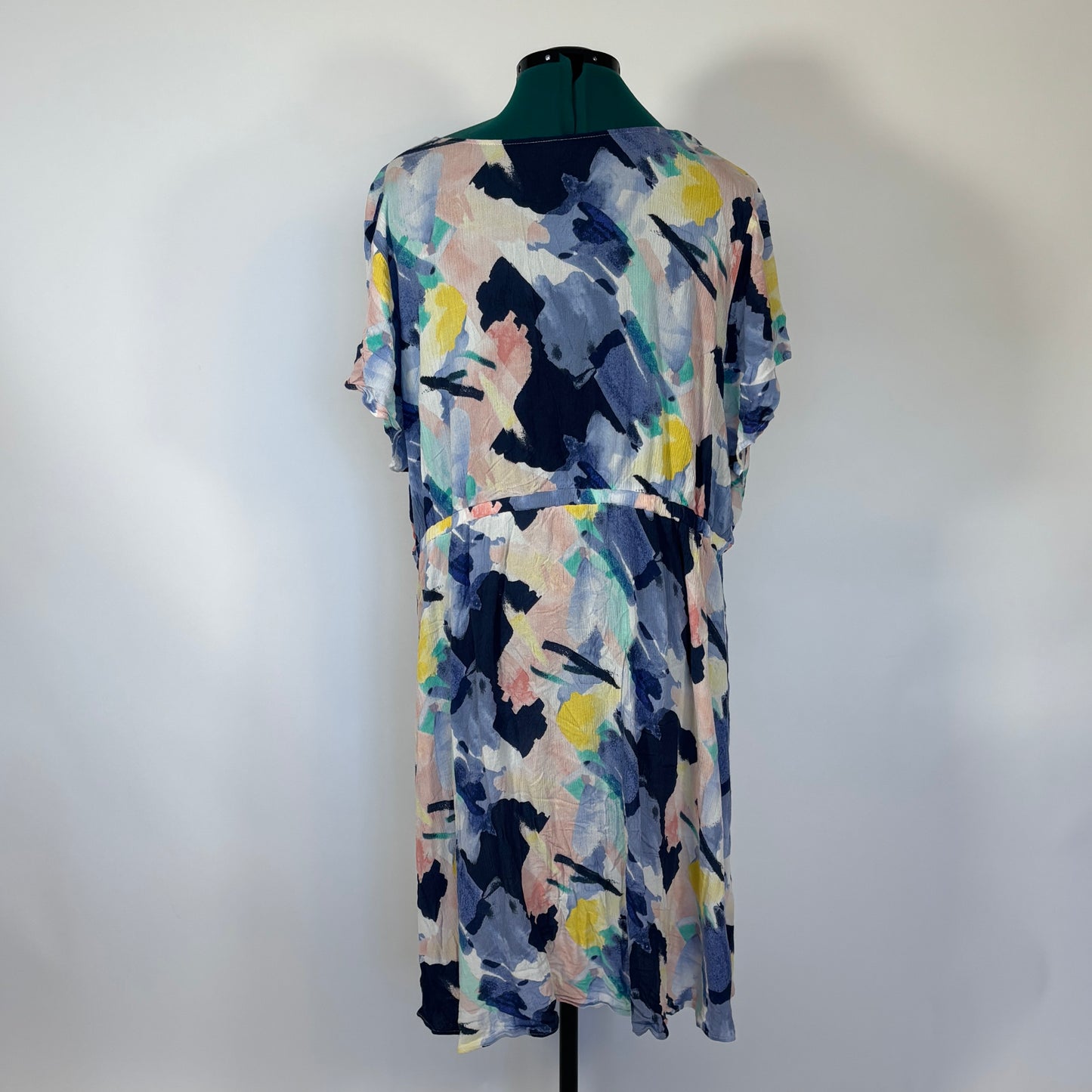 Torrid Longline Watercolor Brush Stroke Pattern Top