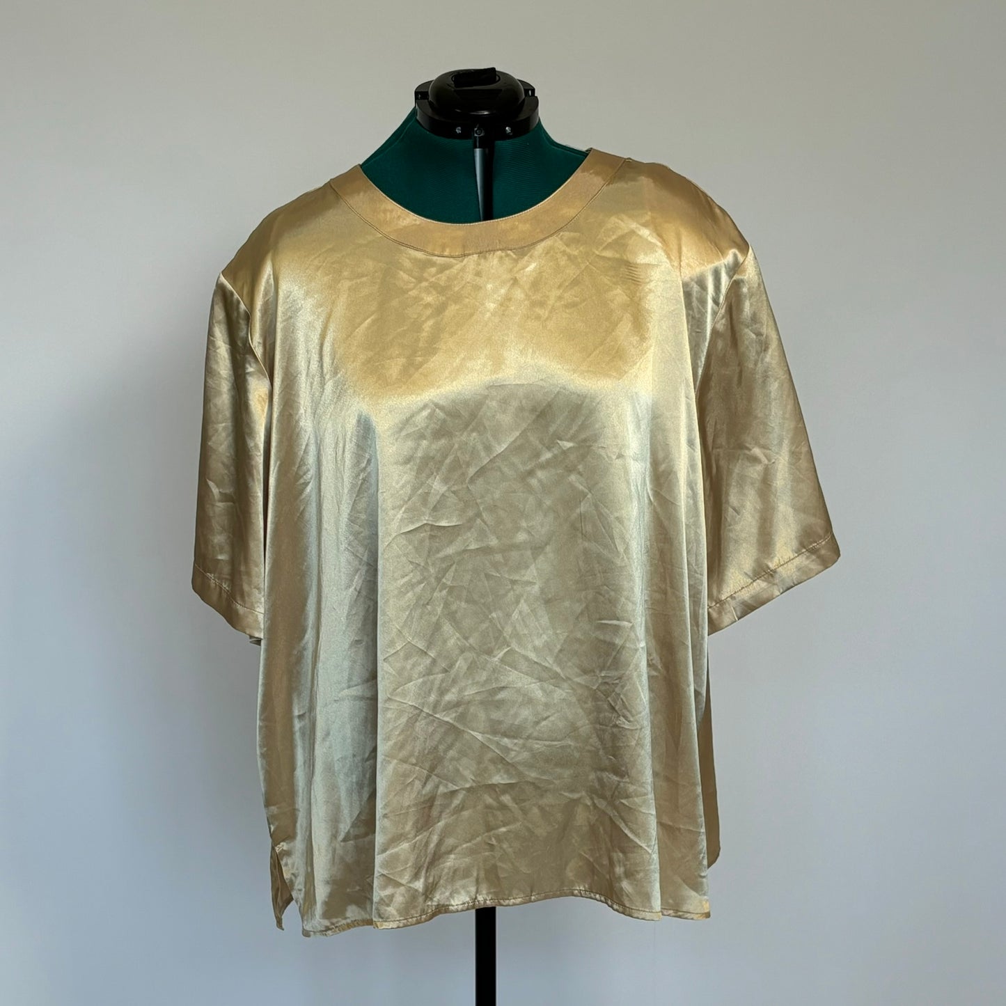 Vintage CST Studio Champagne Satin Top