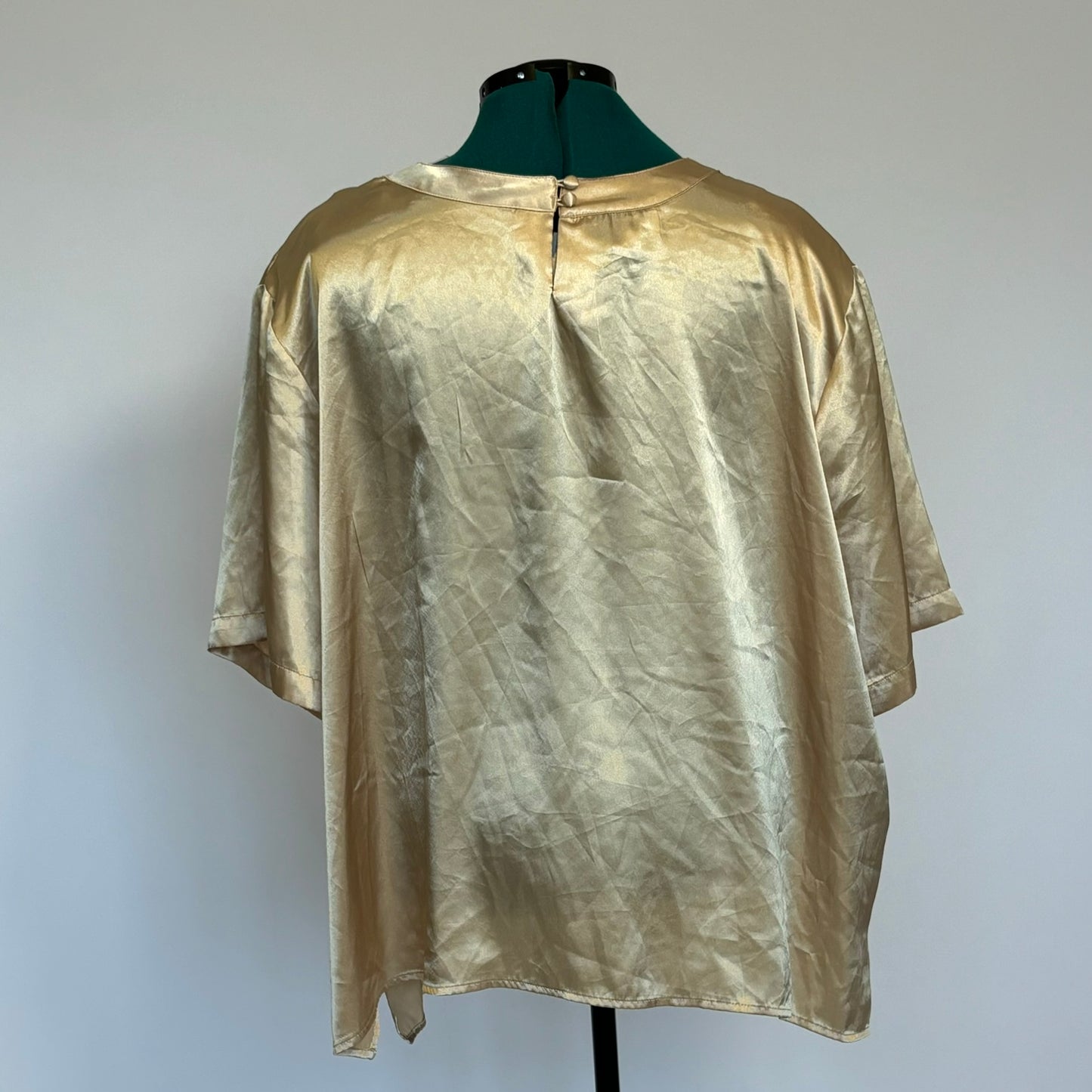 Vintage CST Studio Champagne Satin Top