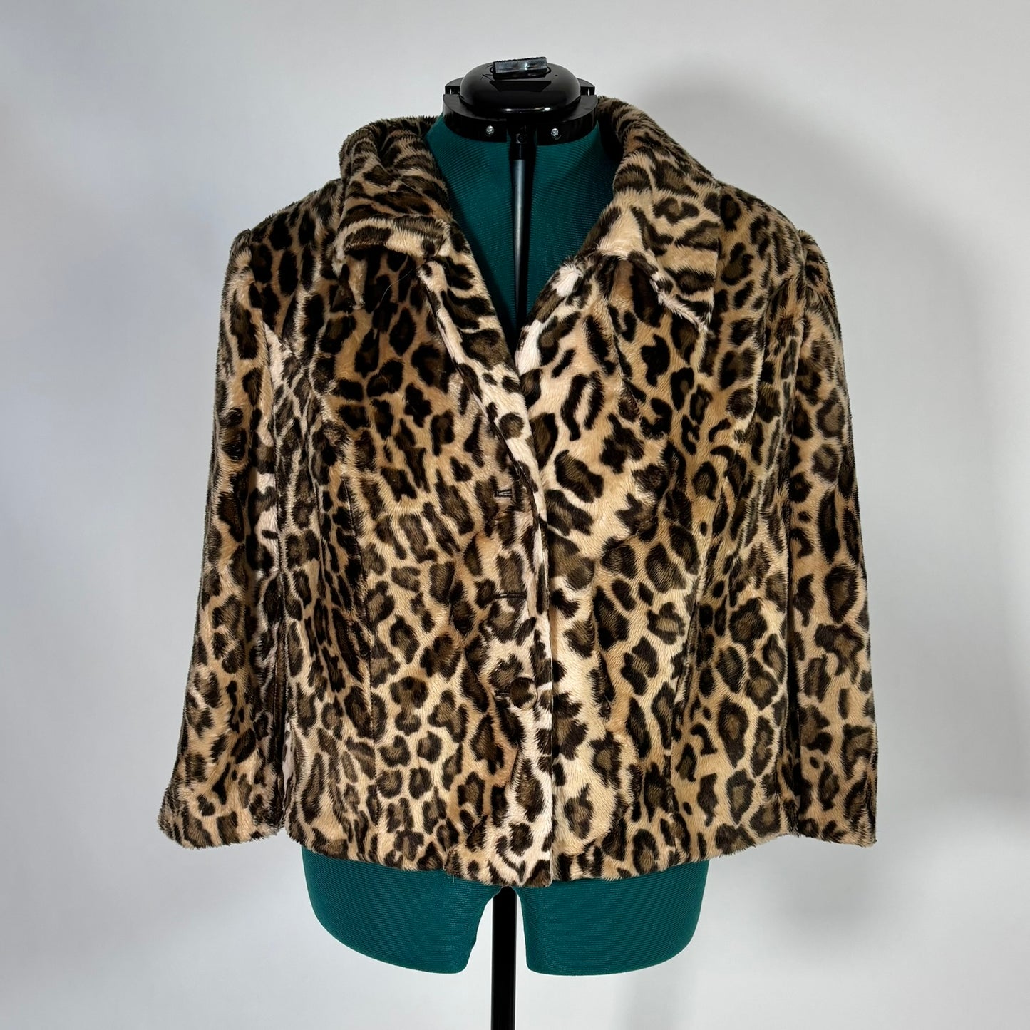 Leopard Faux Fur Jacket