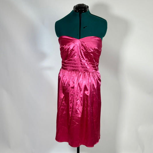 Torrid Hot Pink Satin Mini Dress
