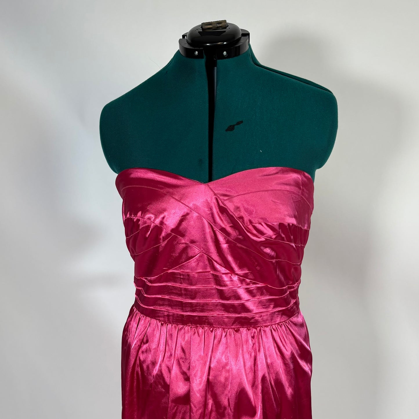 Torrid Hot Pink Satin Mini Dress