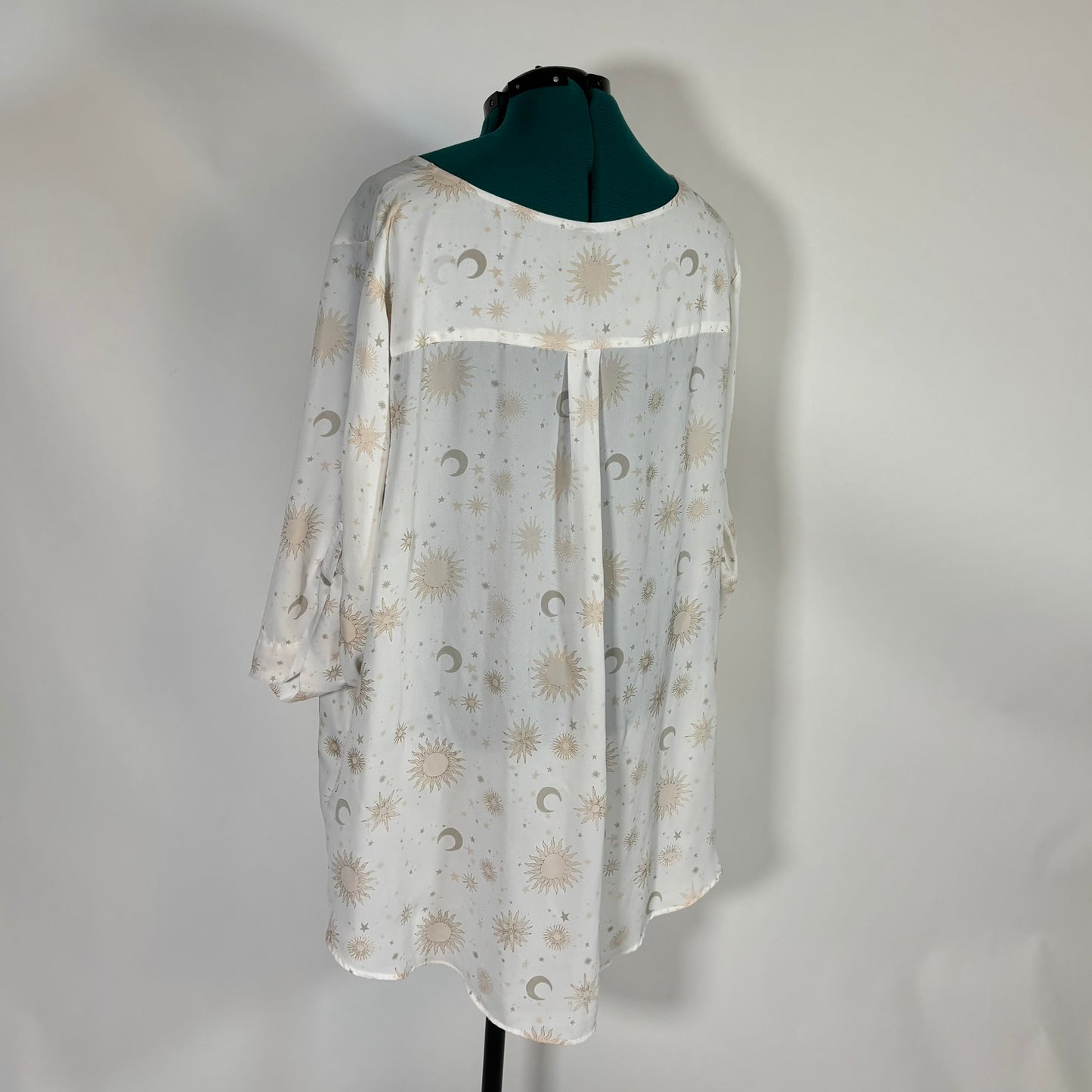 Torrid Cream Celestial Print Top