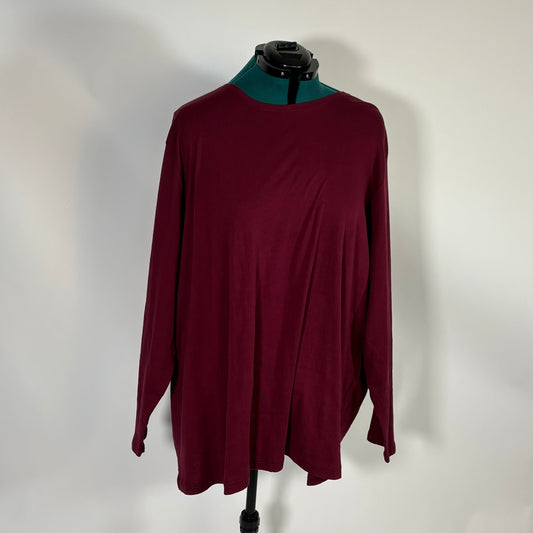 Maroon Long Sleeve Tee