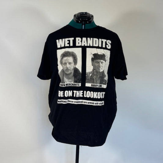 Home Alone "Wet Bandits" Black Graphic Tee