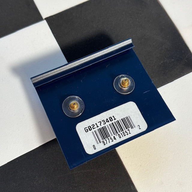 Deadstock 1980s Vintage Givenchy Textured Half Hoops