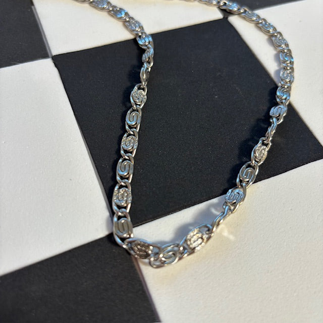 Vintage Avon Silver S-Chain Necklace