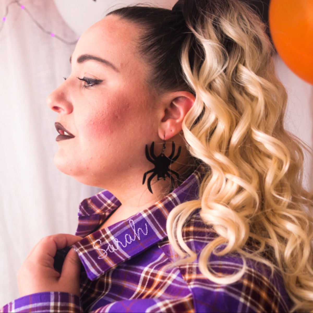 Disney X Cakeworthy Hocus Pocus "Amuck Amuck Amuck" Purple Flannel