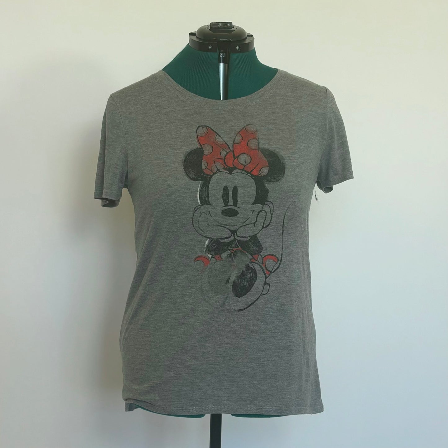 Disney Heather Grey Minnie Mouse Graphic Tee