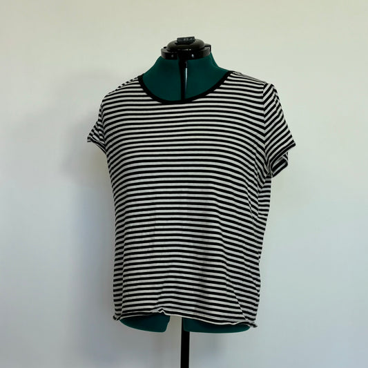 Black and White Striped T Shirt