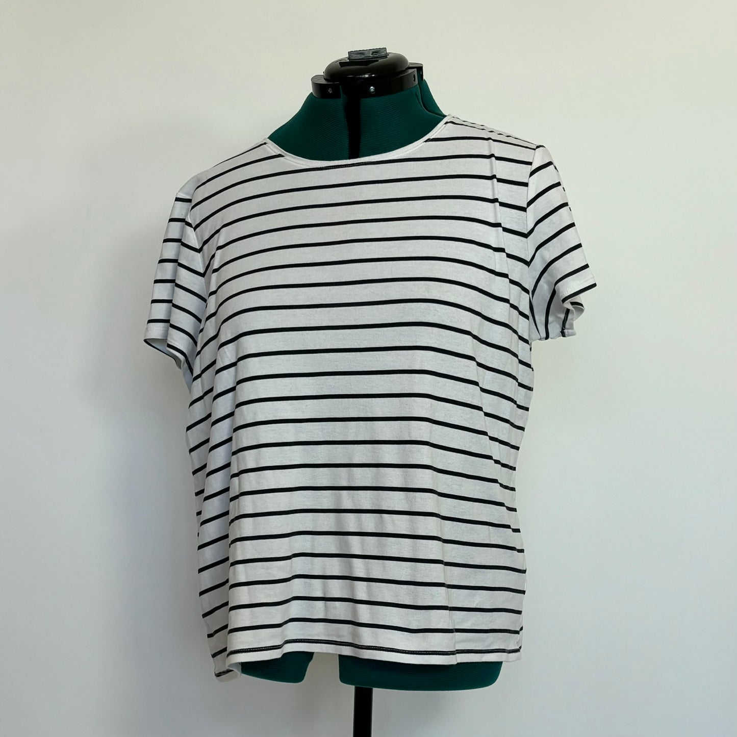 Black and White Striped Tee