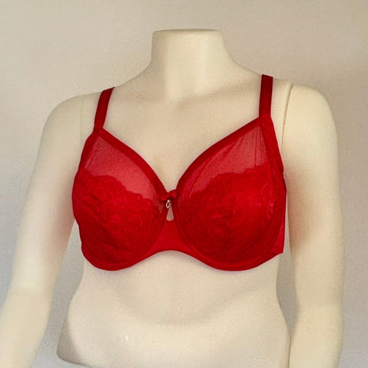 Red Lacey Bra (42DD)