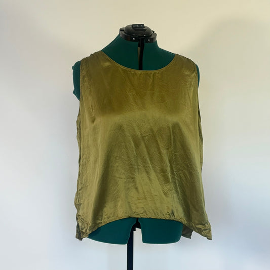 Vintage Resource Olive Silk Tank