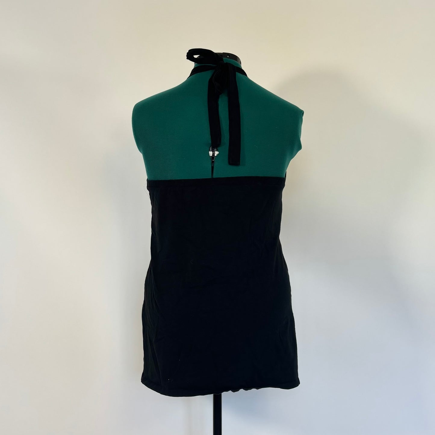 Torrid Retro Chic Black Cross Neck Halter Top