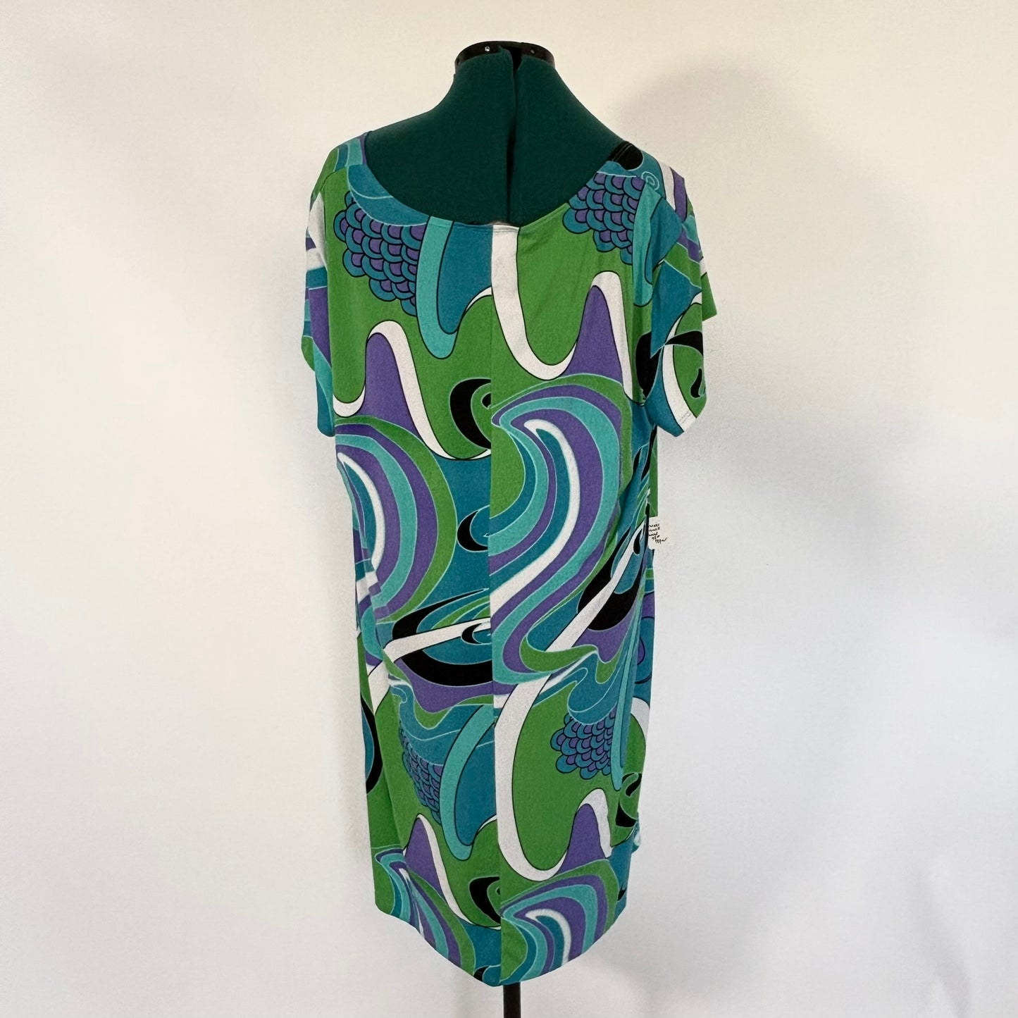 Vintage 70s Print Swing Dress