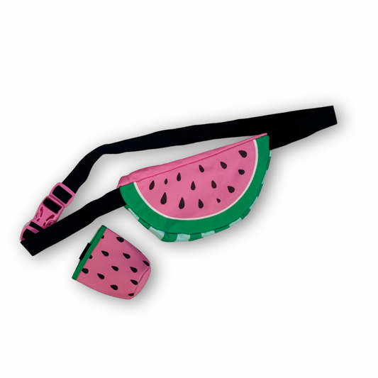 Tipsy Elves Watermelon Fanny Pack and Koozy