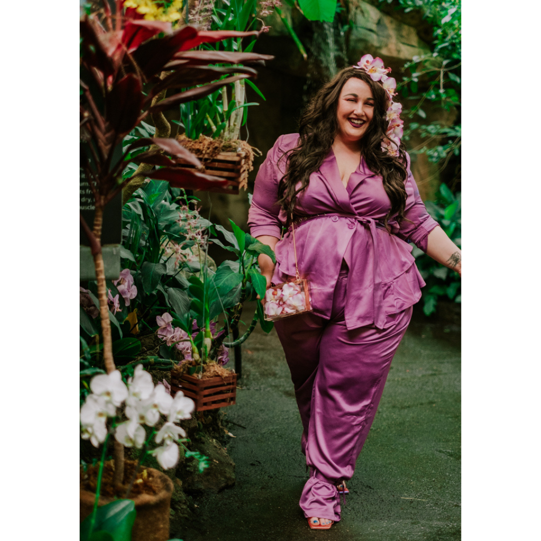 Orchid Purple Trouser Pants