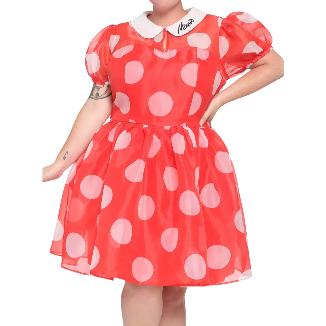 Disney Red Polka Dot Minnie Mouse Dress
