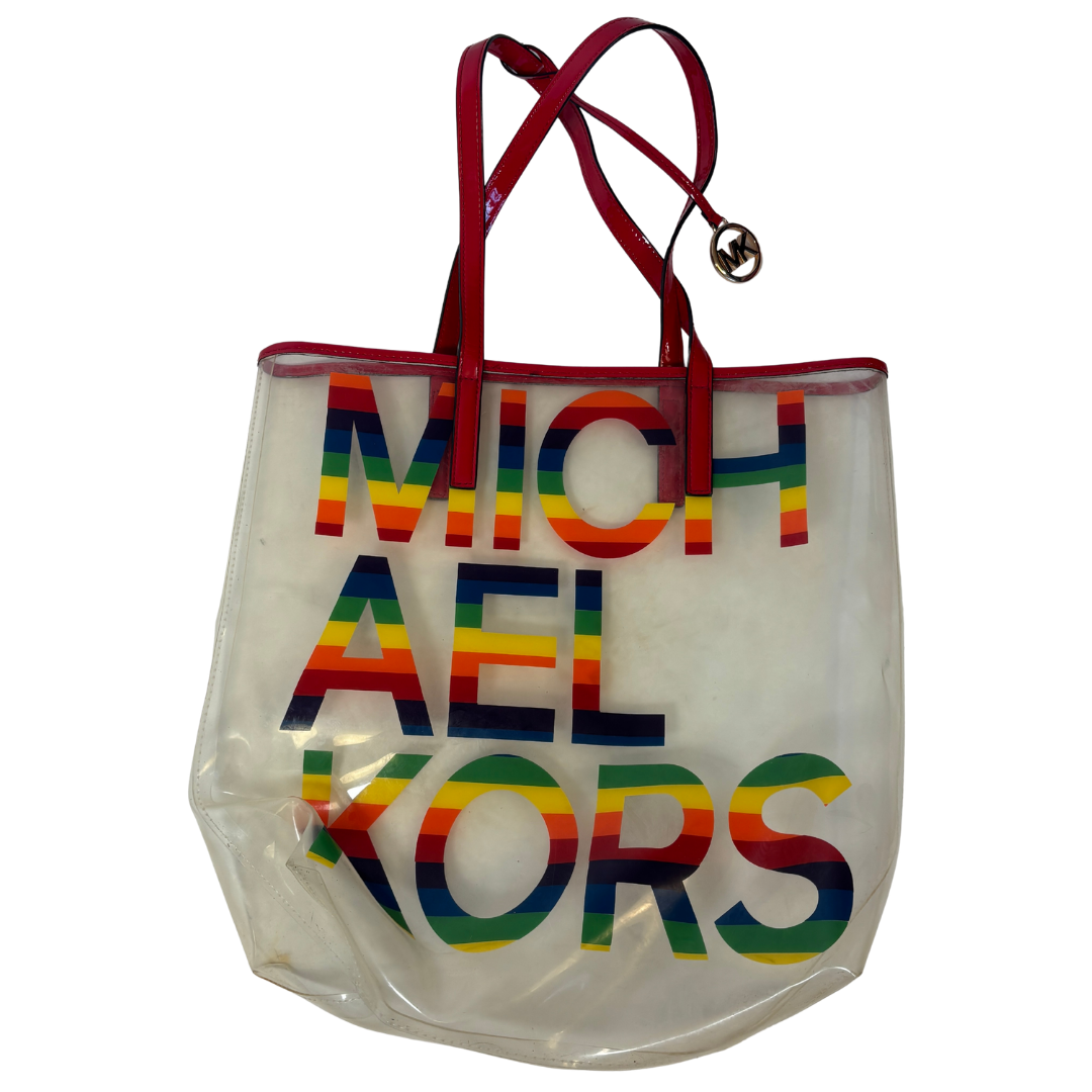 Michael Kors Pride Clear PVC Tote Bag