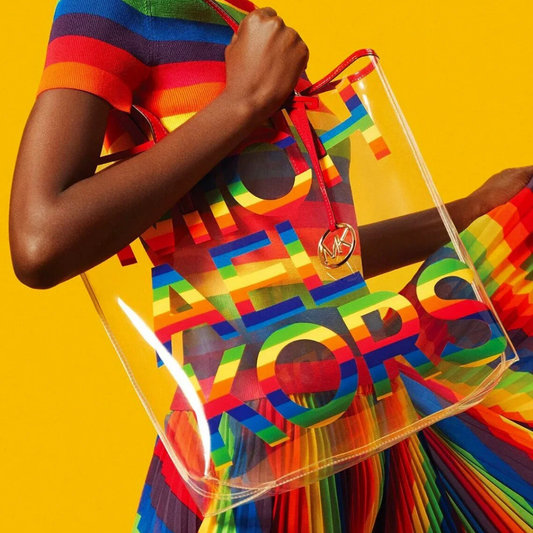 Michael Kors Pride Clear PVC Tote Bag