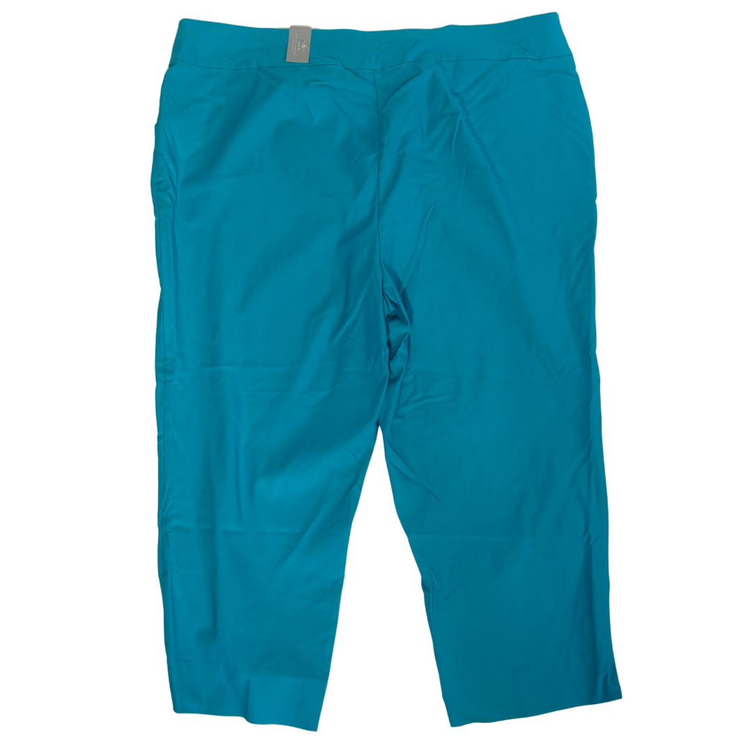 Aqua Blue Pixie Capri Pants NWT