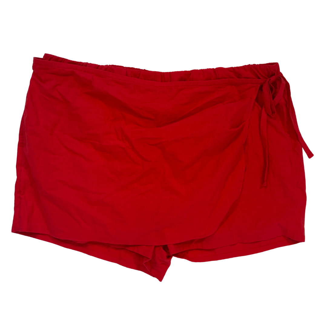 Torrid Red Wrap Skort NWT