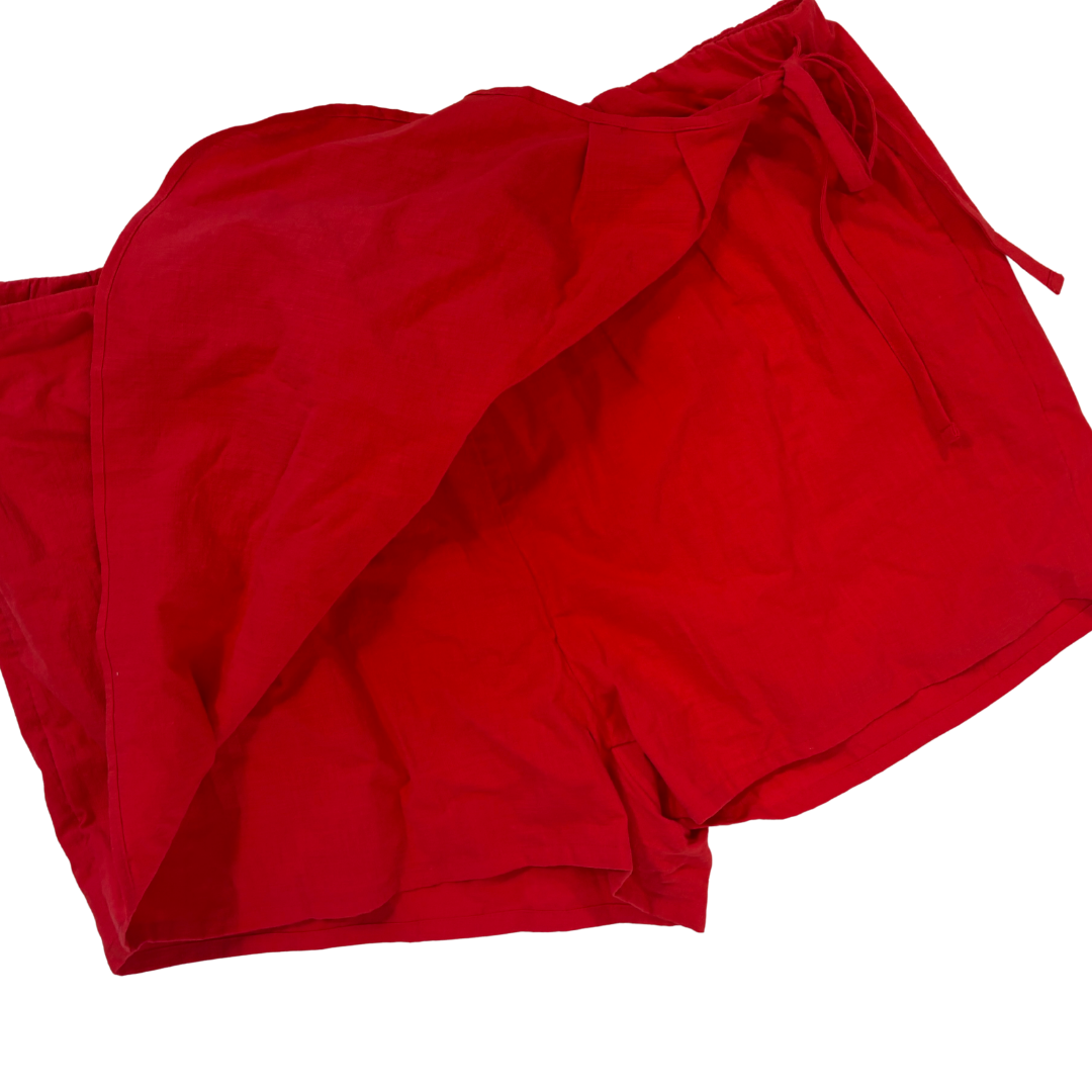 Torrid Red Wrap Skort NWT