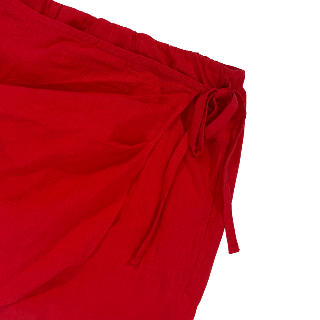 Torrid Red Wrap Skort NWT