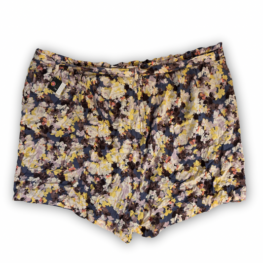 Torrid Abstract Floral Print Pull-On Shorts NWT