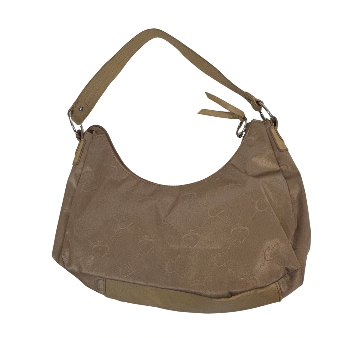 Vintage Candies Y2K Gold Satin Shoulder Bag