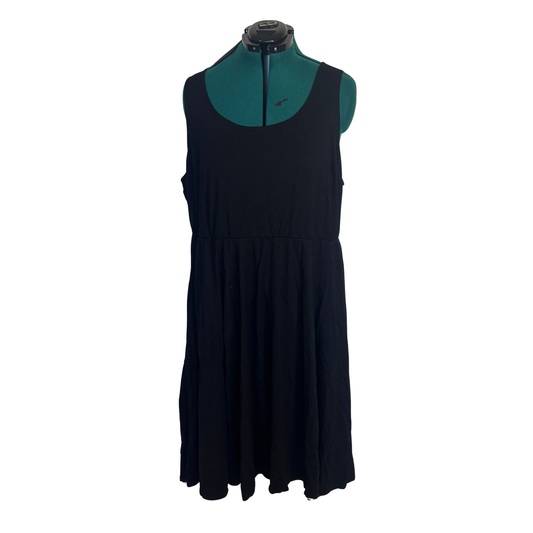 Torrid Black Sleeveless A-Line Midi Dress
