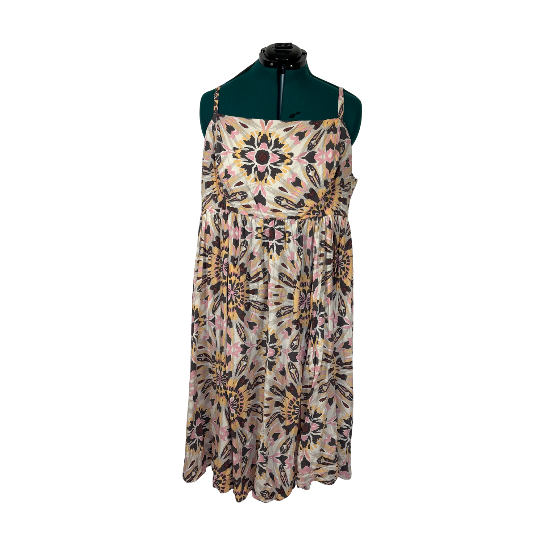 Torrid Floral Kaleidoscope Print Tank Dress
